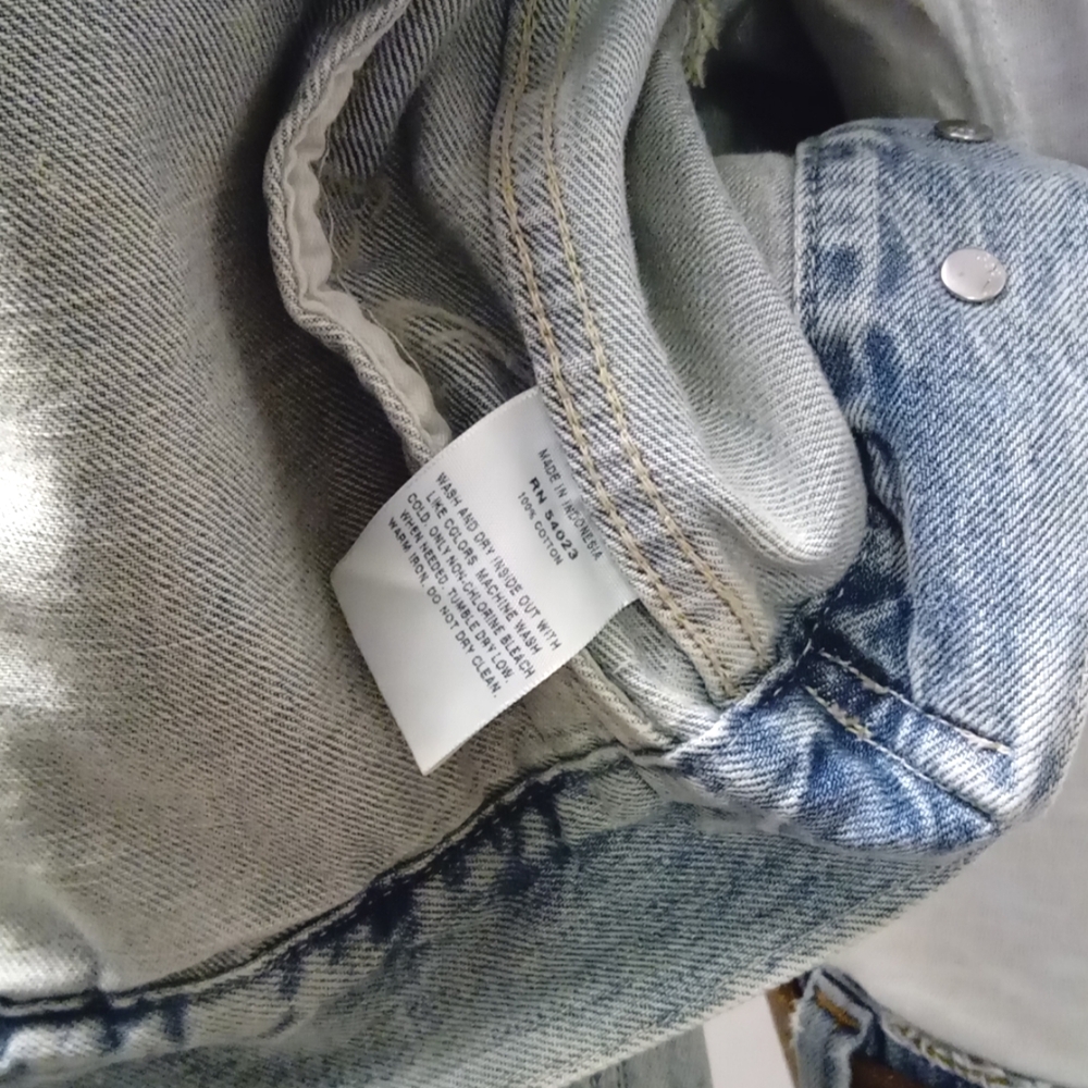 1969 Gap ICON Reagan Wash Jean Jacket - Picture 7 of 9